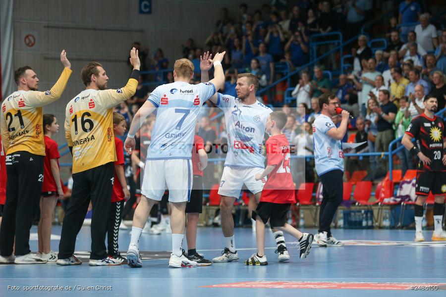 Linde MH Arena, Aschaffenburg, 03.05.2025, sport, action, Handball, 30. Spieltag, 2. Handball-Bundesliga, TUS, TVG, TuS N-Lübbecke, TV Großwallstadt - Bild-ID: 2486150