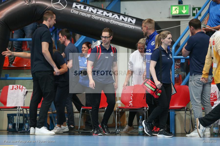 Linde MH Arena, Aschaffenburg, 03.05.2025, sport, action, Handball, 30. Spieltag, 2. Handball-Bundesliga, TUS, TVG, TuS N-Lübbecke, TV Großwallstadt - Bild-ID: 2486153 Linde MH Arena, Aschaffenburg, 03.05.2025, sport, action, Handball, 30. Spieltag, 2. Handball-Bundesliga, TUS, TVG, TuS N-Lübbecke, TV Großwallstadt - Bild-ID: 2486153