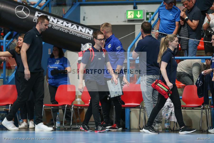 Linde MH Arena, Aschaffenburg, 03.05.2025, sport, action, Handball, 30. Spieltag, 2. Handball-Bundesliga, TUS, TVG, TuS N-Lübbecke, TV Großwallstadt - Bild-ID: 2486154