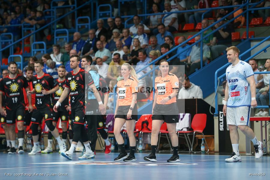 Linde MH Arena, Aschaffenburg, 03.05.2025, sport, action, Handball, 30. Spieltag, 2. Handball-Bundesliga, TUS, TVG, TuS N-Lübbecke, TV Großwallstadt - Bild-ID: 2486159 Linde MH Arena, Aschaffenburg, 03.05.2025, sport, action, Handball, 30. Spieltag, 2. Handball-Bundesliga, TUS, TVG, TuS N-Lübbecke, TV Großwallstadt - Bild-ID: 2486159