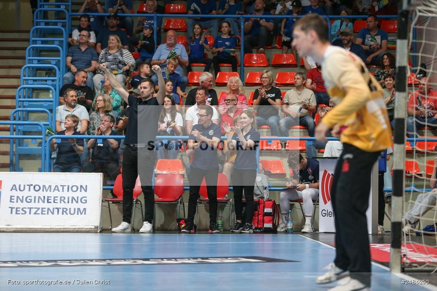 Linde MH Arena, Aschaffenburg, 03.05.2025, sport, action, Handball, 30. Spieltag, 2. Handball-Bundesliga, TUS, TVG, TuS N-Lübbecke, TV Großwallstadt - Bild-ID: 2486250