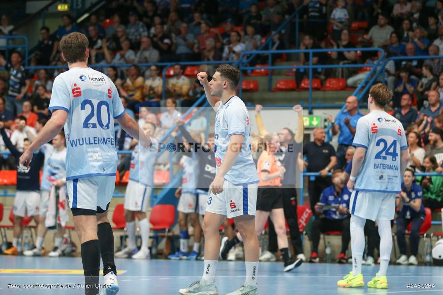 Linde MH Arena, Aschaffenburg, 03.05.2025, sport, action, Handball, 30. Spieltag, 2. Handball-Bundesliga, TUS, TVG, TuS N-Lübbecke, TV Großwallstadt - Bild-ID: 2486284