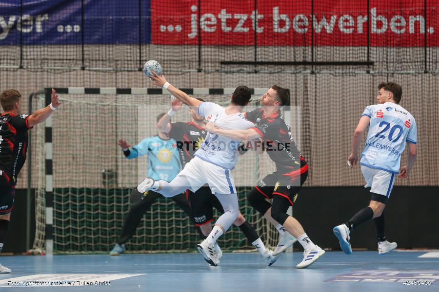 Linde MH Arena, Aschaffenburg, 03.05.2025, sport, action, Handball, 30. Spieltag, 2. Handball-Bundesliga, TUS, TVG, TuS N-Lübbecke, TV Großwallstadt - Bild-ID: 2486406 Linde MH Arena, Aschaffenburg, 03.05.2025, sport, action, Handball, 30. Spieltag, 2. Handball-Bundesliga, TUS, TVG, TuS N-Lübbecke, TV Großwallstadt - Bild-ID: 2486406