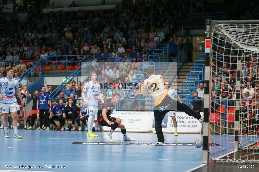 Linde MH Arena, Aschaffenburg, 03.05.2025, sport, action, Handball, 30. Spieltag, 2. Handball-Bundesliga, TUS, TVG, TuS N-Lübbecke, TV Großwallstadt - Bild-ID: 2486409 Linde MH Arena, Aschaffenburg, 03.05.2025, sport, action, Handball, 30. Spieltag, 2. Handball-Bundesliga, TUS, TVG, TuS N-Lübbecke, TV Großwallstadt - Bild-ID: 2486409