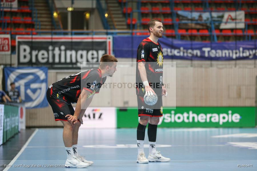 Linde MH Arena, Aschaffenburg, 03.05.2025, sport, action, Handball, 30. Spieltag, 2. Handball-Bundesliga, TUS, TVG, TuS N-Lübbecke, TV Großwallstadt - Bild-ID: 2486411 Linde MH Arena, Aschaffenburg, 03.05.2025, sport, action, Handball, 30. Spieltag, 2. Handball-Bundesliga, TUS, TVG, TuS N-Lübbecke, TV Großwallstadt - Bild-ID: 2486411