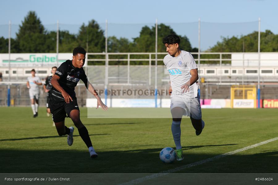 Stadion am Schönbusch, Aschaffenburg, 09.05.2025, sport, action, BFV, Fussball, 33. Spieltag, Regionalliga Bayern, FVI, SVA, FV Illertissen, SV Viktoria Aschaffenburg - Bild-ID: 2486624