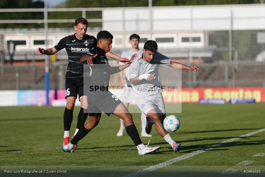 Stadion am Schönbusch, Aschaffenburg, 09.05.2025, sport, action, BFV, Fussball, 33. Spieltag, Regionalliga Bayern, FVI, SVA, FV Illertissen, SV Viktoria Aschaffenburg - Bild-ID: 2486632