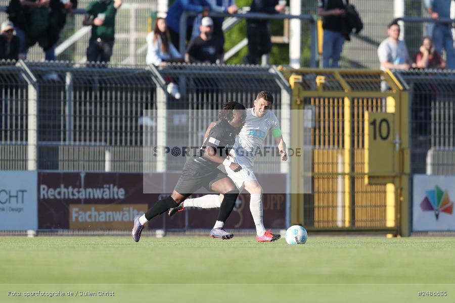 Stadion am Schönbusch, Aschaffenburg, 09.05.2025, sport, action, BFV, Fussball, 33. Spieltag, Regionalliga Bayern, FVI, SVA, FV Illertissen, SV Viktoria Aschaffenburg - Bild-ID: 2486635