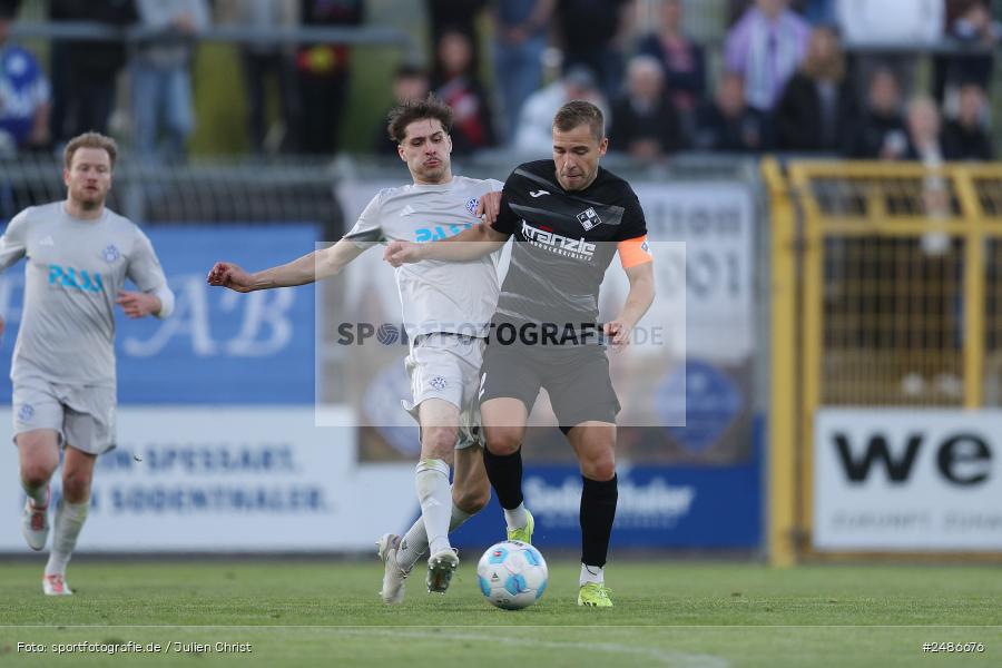 Stadion am Schönbusch, Aschaffenburg, 09.05.2025, sport, action, BFV, Fussball, 33. Spieltag, Regionalliga Bayern, FVI, SVA, FV Illertissen, SV Viktoria Aschaffenburg - Bild-ID: 2486676 Stadion am Schönbusch, Aschaffenburg, 09.05.2025, sport, action, BFV, Fussball, 33. Spieltag, Regionalliga Bayern, FVI, SVA, FV Illertissen, SV Viktoria Aschaffenburg - Bild-ID: 2486676