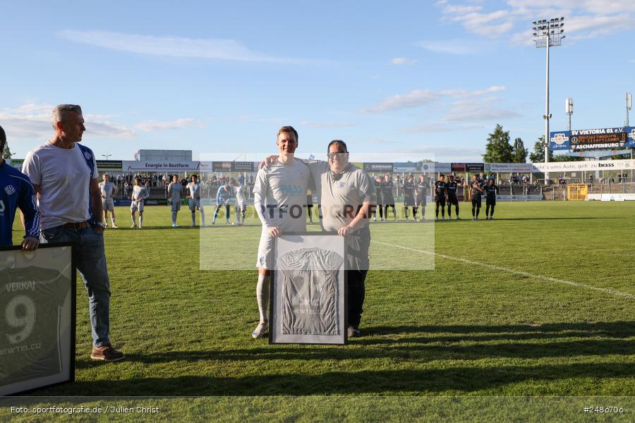 sport, action, Stadion am Schönbusch, SVA, SV Viktoria Aschaffenburg, Regionalliga Bayern, Fussball, FVI, FV Illertissen, BFV, Aschaffenburg, 33. Spieltag, 09.05.2025 - Bild-ID: 2486706