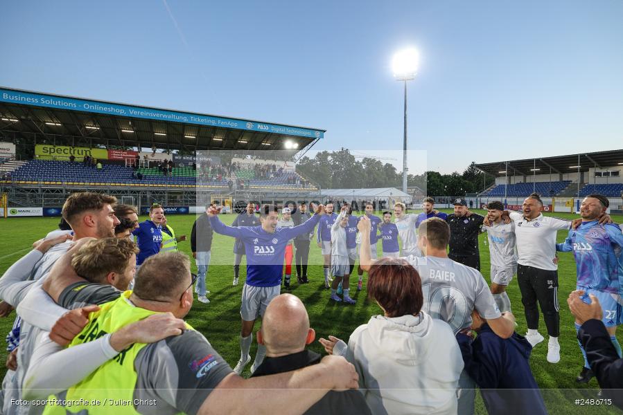 sport, action, Stadion am Schönbusch, SVA, SV Viktoria Aschaffenburg, Regionalliga Bayern, Fussball, FVI, FV Illertissen, BFV, Aschaffenburg, 33. Spieltag, 09.05.2025 - Bild-ID: 2486715