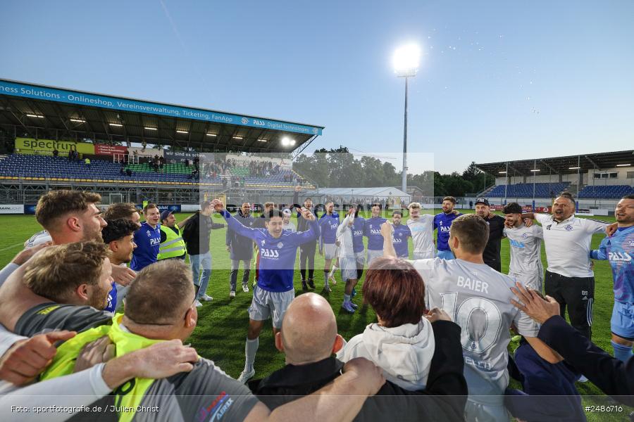 sport, action, Stadion am Schönbusch, SVA, SV Viktoria Aschaffenburg, Regionalliga Bayern, Fussball, FVI, FV Illertissen, BFV, Aschaffenburg, 33. Spieltag, 09.05.2025 - Bild-ID: 2486716