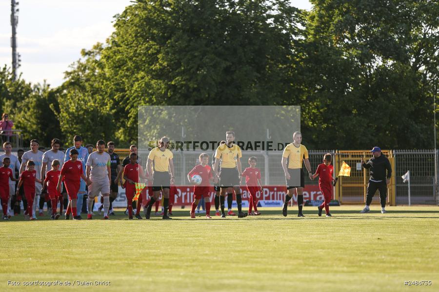 sport, action, Stadion am Schönbusch, SVA, SV Viktoria Aschaffenburg, Regionalliga Bayern, Fussball, FVI, FV Illertissen, BFV, Aschaffenburg, 33. Spieltag, 09.05.2025 - Bild-ID: 2486735