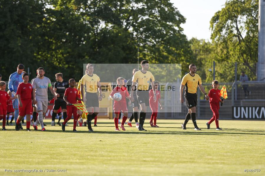 sport, action, Stadion am Schönbusch, SVA, SV Viktoria Aschaffenburg, Regionalliga Bayern, Fussball, FVI, FV Illertissen, BFV, Aschaffenburg, 33. Spieltag, 09.05.2025 - Bild-ID: 2486739