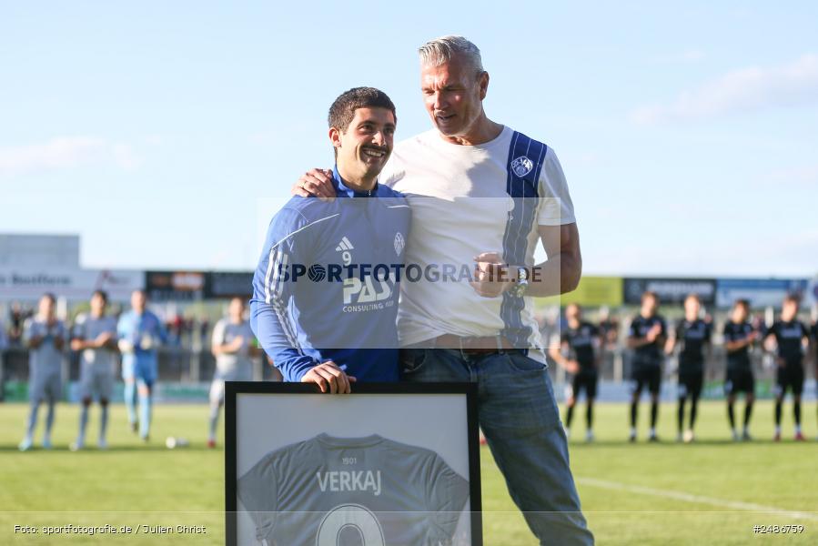 sport, action, Stadion am Schönbusch, SVA, SV Viktoria Aschaffenburg, Regionalliga Bayern, Fussball, FVI, FV Illertissen, BFV, Aschaffenburg, 33. Spieltag, 09.05.2025 - Bild-ID: 2486759
