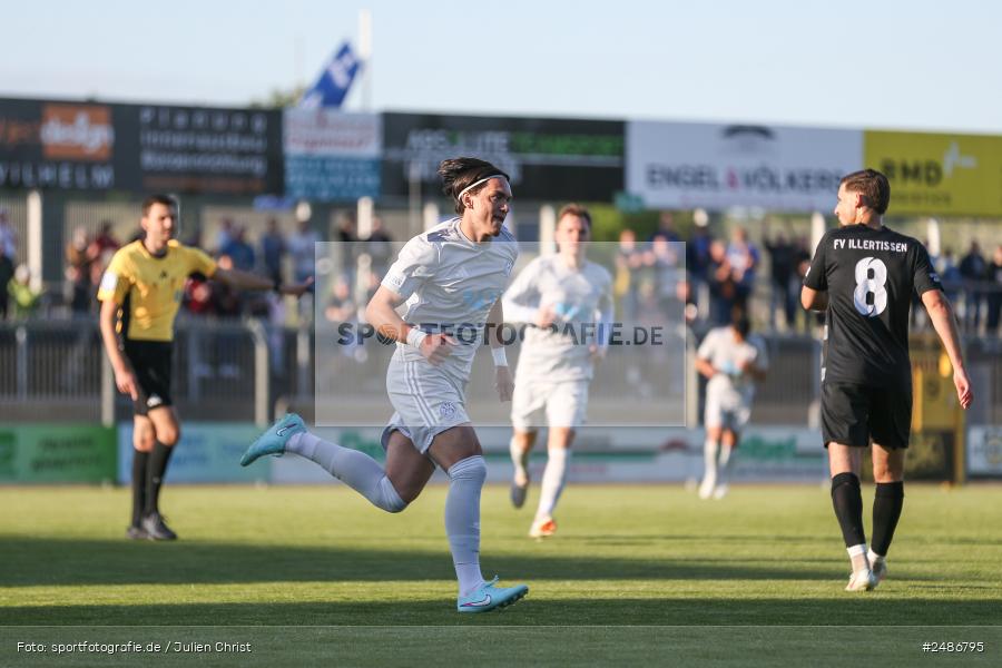 sport, action, Stadion am Schönbusch, SVA, SV Viktoria Aschaffenburg, Regionalliga Bayern, Fussball, FVI, FV Illertissen, BFV, Aschaffenburg, 33. Spieltag, 09.05.2025 - Bild-ID: 2486795