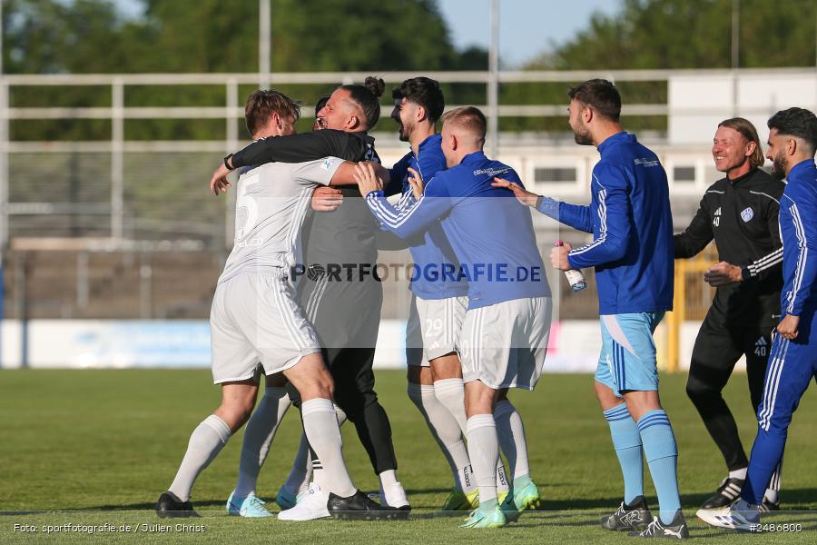 sport, action, Stadion am Schönbusch, SVA, SV Viktoria Aschaffenburg, Regionalliga Bayern, Fussball, FVI, FV Illertissen, BFV, Aschaffenburg, 33. Spieltag, 09.05.2025 - Bild-ID: 2486800