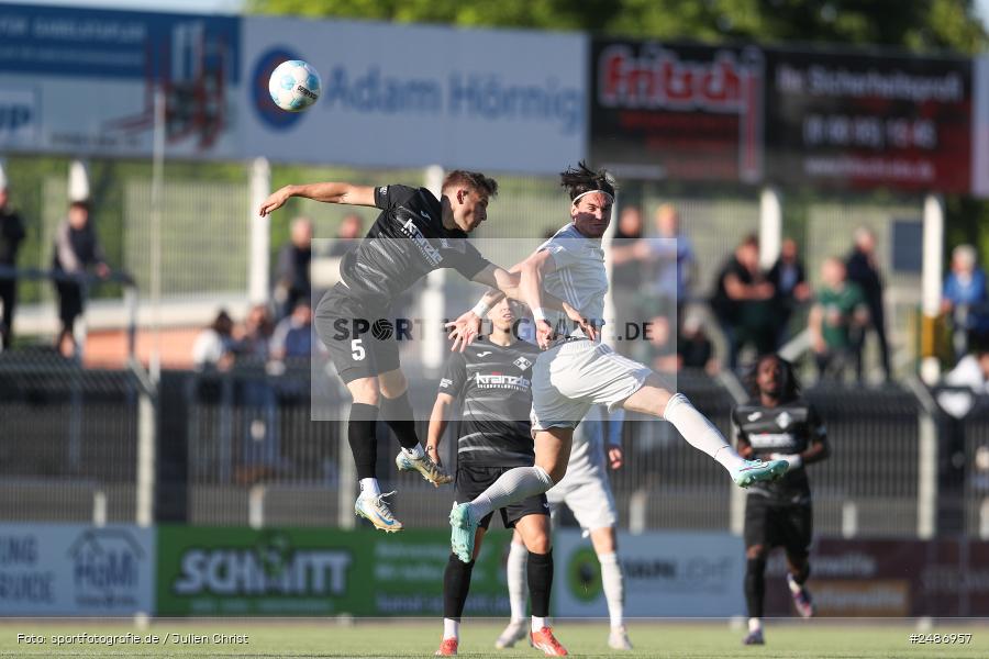 sport, action, Stadion am Schönbusch, SVA, SV Viktoria Aschaffenburg, Regionalliga Bayern, Fussball, FVI, FV Illertissen, BFV, Aschaffenburg, 33. Spieltag, 09.05.2025 - Bild-ID: 2486957