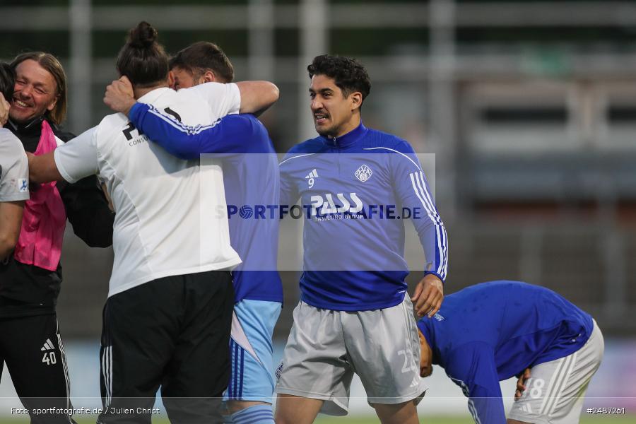 sport, action, Stadion am Schönbusch, SVA, SV Viktoria Aschaffenburg, Regionalliga Bayern, Fussball, FVI, FV Illertissen, BFV, Aschaffenburg, 33. Spieltag, 09.05.2025 - Bild-ID: 2487261