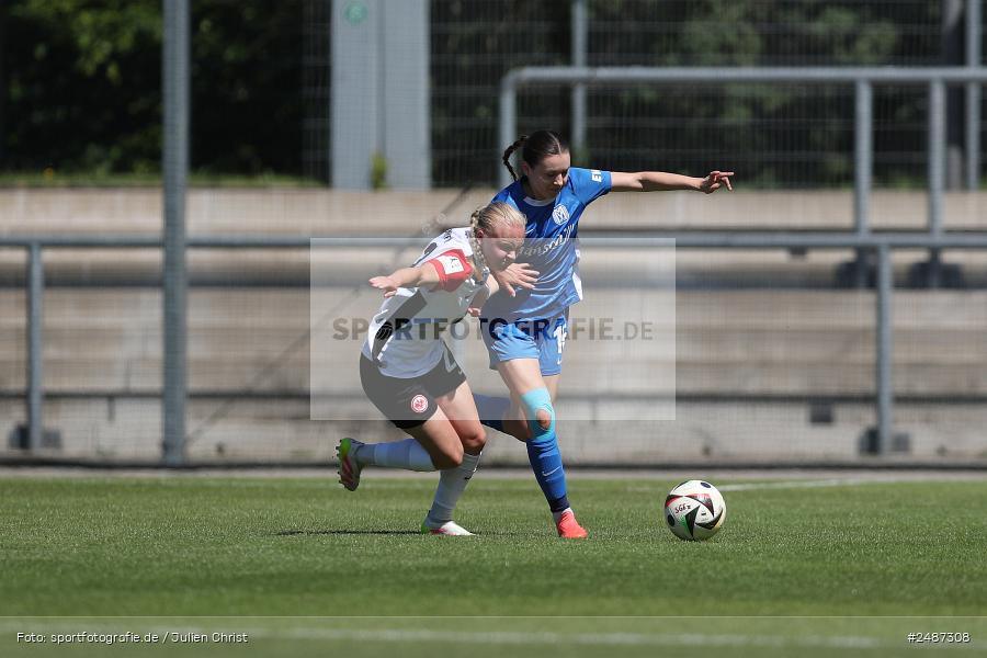 Stadion am Brentanobad, Frankfurt, 11.05.2025, sport, action, DFB, Fussball, 2. Frauen-Bundesliga, 25. Spieltag, SVM, SGE, SV Meppen 1912 e. V., Eintracht Frankfurt II - Bild-ID: 2487308 Stadion am Brentanobad, Frankfurt, 11.05.2025, sport, action, DFB, Fussball, 2. Frauen-Bundesliga, 25. Spieltag, SVM, SGE, SV Meppen 1912 e. V., Eintracht Frankfurt II - Bild-ID: 2487308