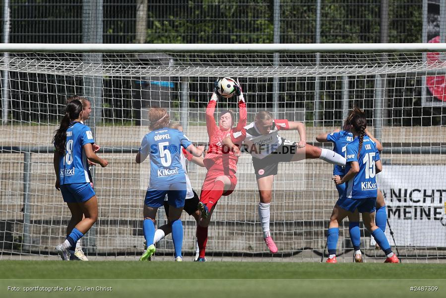 Stadion am Brentanobad, Frankfurt, 11.05.2025, sport, action, DFB, Fussball, 2. Frauen-Bundesliga, 25. Spieltag, SVM, SGE, SV Meppen 1912 e. V., Eintracht Frankfurt II - Bild-ID: 2487309 Stadion am Brentanobad, Frankfurt, 11.05.2025, sport, action, DFB, Fussball, 2. Frauen-Bundesliga, 25. Spieltag, SVM, SGE, SV Meppen 1912 e. V., Eintracht Frankfurt II - Bild-ID: 2487309