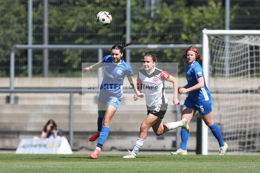 Stadion am Brentanobad, Frankfurt, 11.05.2025, sport, action, DFB, Fussball, 2. Frauen-Bundesliga, 25. Spieltag, SVM, SGE, SV Meppen 1912 e. V., Eintracht Frankfurt II - Bild-ID: 2487320 Stadion am Brentanobad, Frankfurt, 11.05.2025, sport, action, DFB, Fussball, 2. Frauen-Bundesliga, 25. Spieltag, SVM, SGE, SV Meppen 1912 e. V., Eintracht Frankfurt II - Bild-ID: 2487320