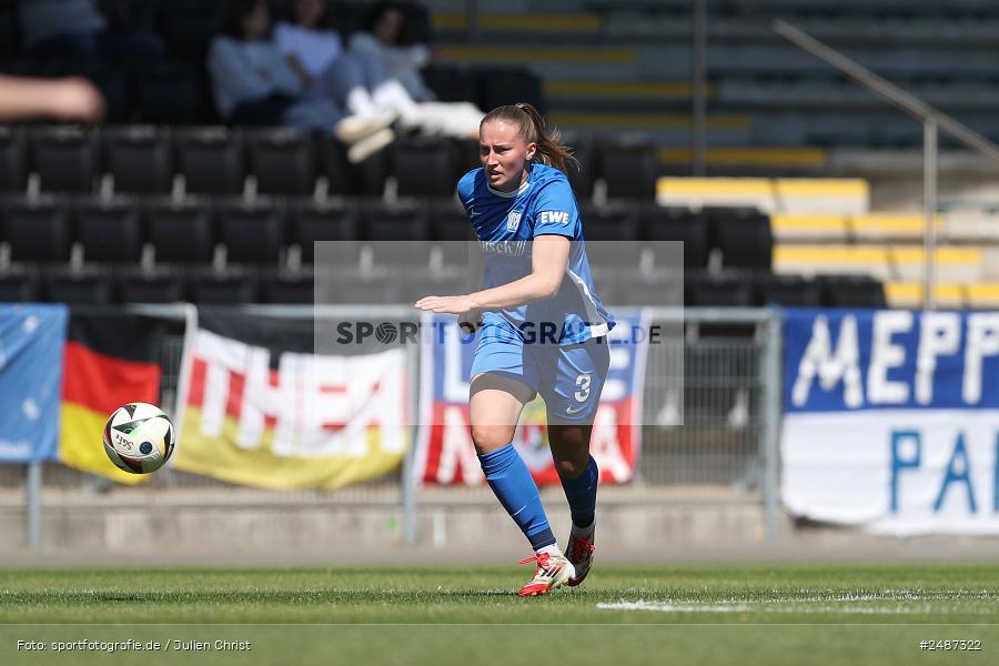 Stadion am Brentanobad, Frankfurt, 11.05.2025, sport, action, DFB, Fussball, 2. Frauen-Bundesliga, 25. Spieltag, SVM, SGE, SV Meppen 1912 e. V., Eintracht Frankfurt II - Bild-ID: 2487322 Stadion am Brentanobad, Frankfurt, 11.05.2025, sport, action, DFB, Fussball, 2. Frauen-Bundesliga, 25. Spieltag, SVM, SGE, SV Meppen 1912 e. V., Eintracht Frankfurt II - Bild-ID: 2487322