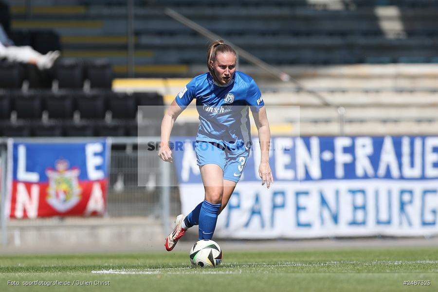 Stadion am Brentanobad, Frankfurt, 11.05.2025, sport, action, DFB, Fussball, 2. Frauen-Bundesliga, 25. Spieltag, SVM, SGE, SV Meppen 1912 e. V., Eintracht Frankfurt II - Bild-ID: 2487323 Stadion am Brentanobad, Frankfurt, 11.05.2025, sport, action, DFB, Fussball, 2. Frauen-Bundesliga, 25. Spieltag, SVM, SGE, SV Meppen 1912 e. V., Eintracht Frankfurt II - Bild-ID: 2487323