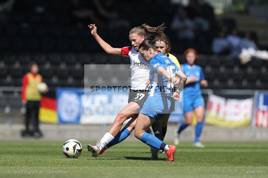 Stadion am Brentanobad, Frankfurt, 11.05.2025, sport, action, DFB, Fussball, 2. Frauen-Bundesliga, 25. Spieltag, SVM, SGE, SV Meppen 1912 e. V., Eintracht Frankfurt II - Bild-ID: 2487325