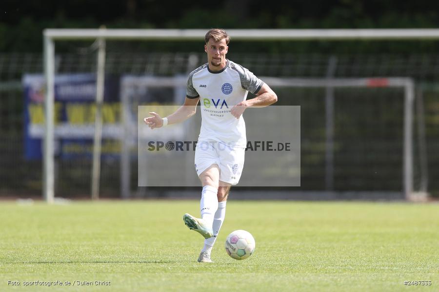 RP Wilhelmsbad, Hanau, 11.05.2025, sport, action, HFV, Fussball, Hessenliga, 35. Spieltag, FCB, SCH, FC Bayern Alzenau, SC 1960 Hanau - Bild-ID: 2487333