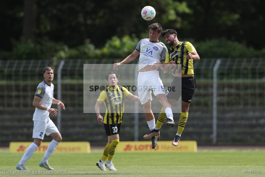 RP Wilhelmsbad, Hanau, 11.05.2025, sport, action, HFV, Fussball, Hessenliga, 35. Spieltag, FCB, SCH, FC Bayern Alzenau, SC 1960 Hanau - Bild-ID: 2487335