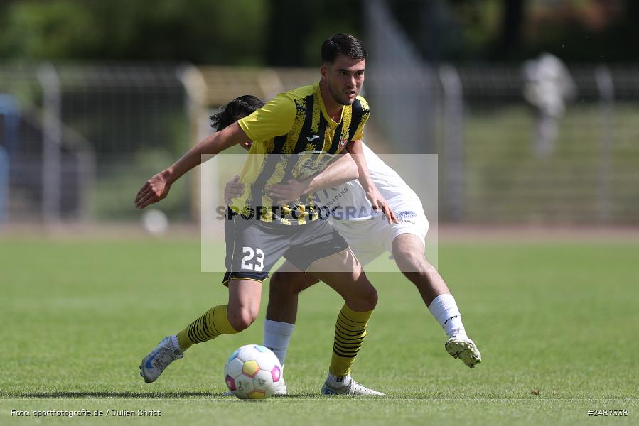RP Wilhelmsbad, Hanau, 11.05.2025, sport, action, HFV, Fussball, Hessenliga, 35. Spieltag, FCB, SCH, FC Bayern Alzenau, SC 1960 Hanau - Bild-ID: 2487338