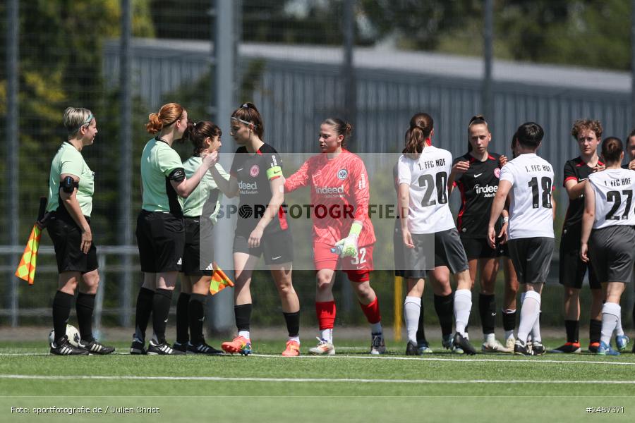 sport, action, SGE, Regionalliga Süd, KR-F. Riederwald, Fussball, Frankfurt, FFC, Eintracht Frankfurt U19, 11.05.2025, 1. FFC Hof - Bild-ID: 2487371 sport, action, SGE, Regionalliga Süd, KR-F. Riederwald, Fussball, Frankfurt, FFC, Eintracht Frankfurt U19, 11.05.2025, 1. FFC Hof - Bild-ID: 2487371