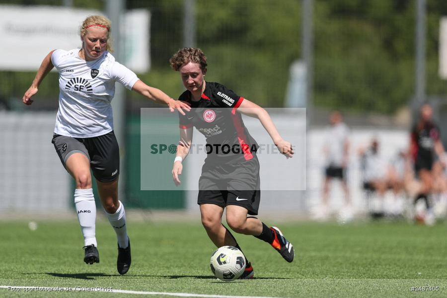 sport, action, SGE, Regionalliga Süd, KR-F. Riederwald, Fussball, Frankfurt, FFC, Eintracht Frankfurt U19, 11.05.2025, 1. FFC Hof - Bild-ID: 2487405