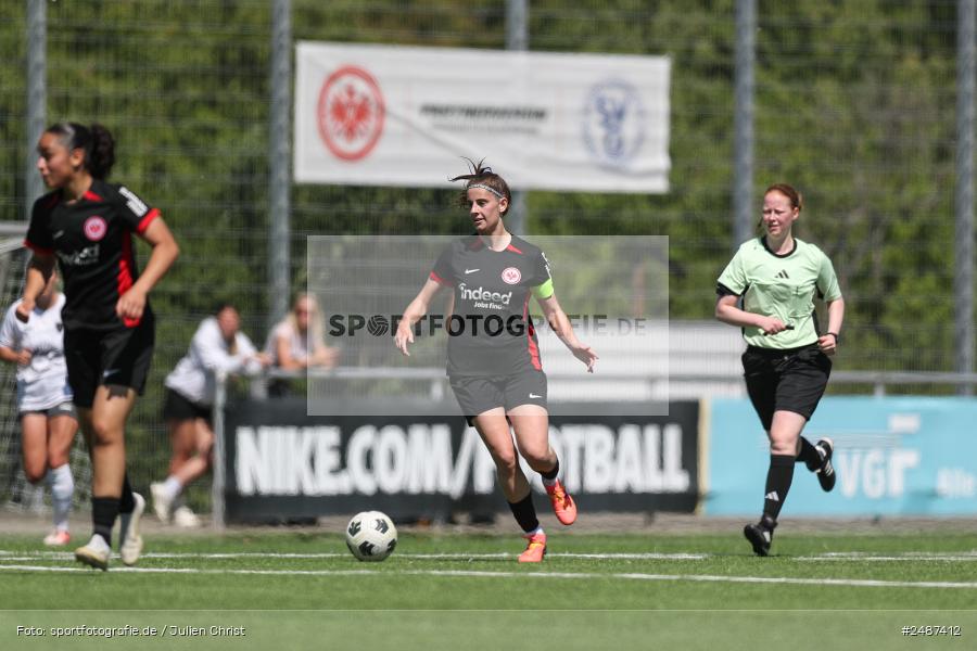 sport, action, SGE, Regionalliga Süd, KR-F. Riederwald, Fussball, Frankfurt, FFC, Eintracht Frankfurt U19, 11.05.2025, 1. FFC Hof - Bild-ID: 2487412 sport, action, SGE, Regionalliga Süd, KR-F. Riederwald, Fussball, Frankfurt, FFC, Eintracht Frankfurt U19, 11.05.2025, 1. FFC Hof - Bild-ID: 2487412