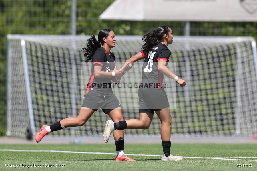 sport, action, SGE, Regionalliga Süd, KR-F. Riederwald, Fussball, Frankfurt, FFC, Eintracht Frankfurt U19, 11.05.2025, 1. FFC Hof - Bild-ID: 2487422 sport, action, SGE, Regionalliga Süd, KR-F. Riederwald, Fussball, Frankfurt, FFC, Eintracht Frankfurt U19, 11.05.2025, 1. FFC Hof - Bild-ID: 2487422