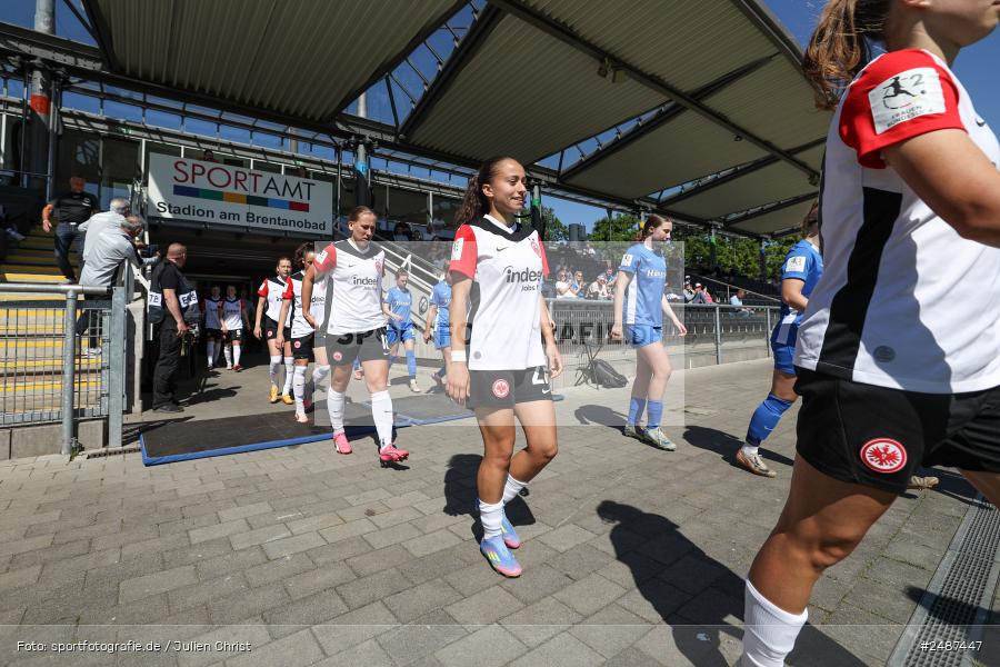 sport, action, Stadion am Brentanobad, SVM, SV Meppen 1912 e. V., SGE, Fussball, Frankfurt, Eintracht Frankfurt II, DFB, 25. Spieltag, 2. Frauen-Bundesliga, 11.05.2025 - Bild-ID: 2487447 sport, action, Stadion am Brentanobad, SVM, SV Meppen 1912 e. V., SGE, Fussball, Frankfurt, Eintracht Frankfurt II, DFB, 25. Spieltag, 2. Frauen-Bundesliga, 11.05.2025 - Bild-ID: 2487447