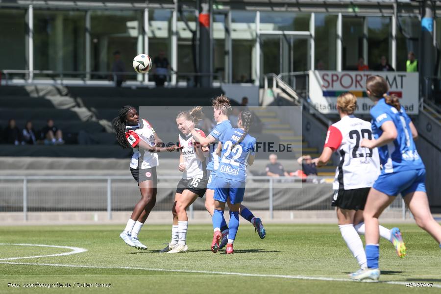 sport, action, Stadion am Brentanobad, SVM, SV Meppen 1912 e. V., SGE, Fussball, Frankfurt, Eintracht Frankfurt II, DFB, 25. Spieltag, 2. Frauen-Bundesliga, 11.05.2025 - Bild-ID: 2487467 sport, action, Stadion am Brentanobad, SVM, SV Meppen 1912 e. V., SGE, Fussball, Frankfurt, Eintracht Frankfurt II, DFB, 25. Spieltag, 2. Frauen-Bundesliga, 11.05.2025 - Bild-ID: 2487467