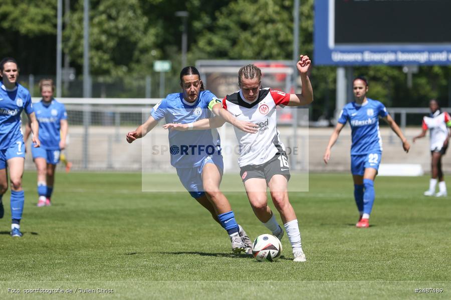 sport, action, Stadion am Brentanobad, SVM, SV Meppen 1912 e. V., SGE, Fussball, Frankfurt, Eintracht Frankfurt II, DFB, 25. Spieltag, 2. Frauen-Bundesliga, 11.05.2025 - Bild-ID: 2487489