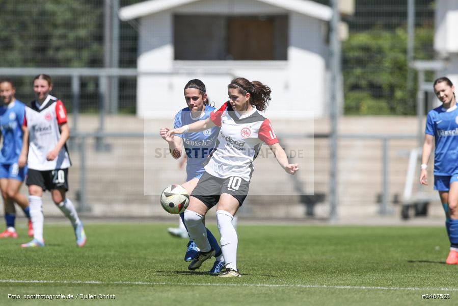 sport, action, Stadion am Brentanobad, SVM, SV Meppen 1912 e. V., SGE, Fussball, Frankfurt, Eintracht Frankfurt II, DFB, 25. Spieltag, 2. Frauen-Bundesliga, 11.05.2025 - Bild-ID: 2487523