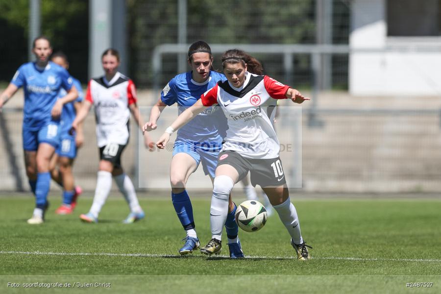 sport, action, Stadion am Brentanobad, SVM, SV Meppen 1912 e. V., SGE, Fussball, Frankfurt, Eintracht Frankfurt II, DFB, 25. Spieltag, 2. Frauen-Bundesliga, 11.05.2025 - Bild-ID: 2487527