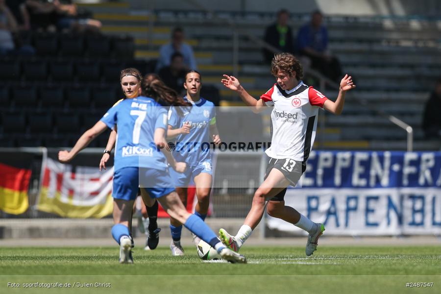 sport, action, Stadion am Brentanobad, SVM, SV Meppen 1912 e. V., SGE, Fussball, Frankfurt, Eintracht Frankfurt II, DFB, 25. Spieltag, 2. Frauen-Bundesliga, 11.05.2025 - Bild-ID: 2487547 sport, action, Stadion am Brentanobad, SVM, SV Meppen 1912 e. V., SGE, Fussball, Frankfurt, Eintracht Frankfurt II, DFB, 25. Spieltag, 2. Frauen-Bundesliga, 11.05.2025 - Bild-ID: 2487547