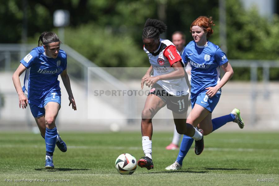 sport, action, Stadion am Brentanobad, SVM, SV Meppen 1912 e. V., SGE, Fussball, Frankfurt, Eintracht Frankfurt II, DFB, 25. Spieltag, 2. Frauen-Bundesliga, 11.05.2025 - Bild-ID: 2487570 sport, action, Stadion am Brentanobad, SVM, SV Meppen 1912 e. V., SGE, Fussball, Frankfurt, Eintracht Frankfurt II, DFB, 25. Spieltag, 2. Frauen-Bundesliga, 11.05.2025 - Bild-ID: 2487570