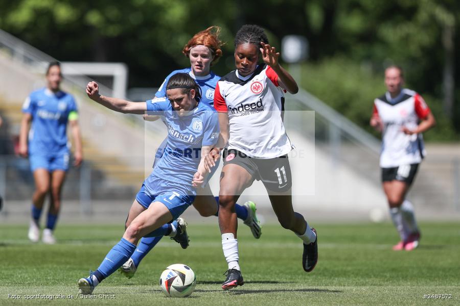 sport, action, Stadion am Brentanobad, SVM, SV Meppen 1912 e. V., SGE, Fussball, Frankfurt, Eintracht Frankfurt II, DFB, 25. Spieltag, 2. Frauen-Bundesliga, 11.05.2025 - Bild-ID: 2487572 sport, action, Stadion am Brentanobad, SVM, SV Meppen 1912 e. V., SGE, Fussball, Frankfurt, Eintracht Frankfurt II, DFB, 25. Spieltag, 2. Frauen-Bundesliga, 11.05.2025 - Bild-ID: 2487572