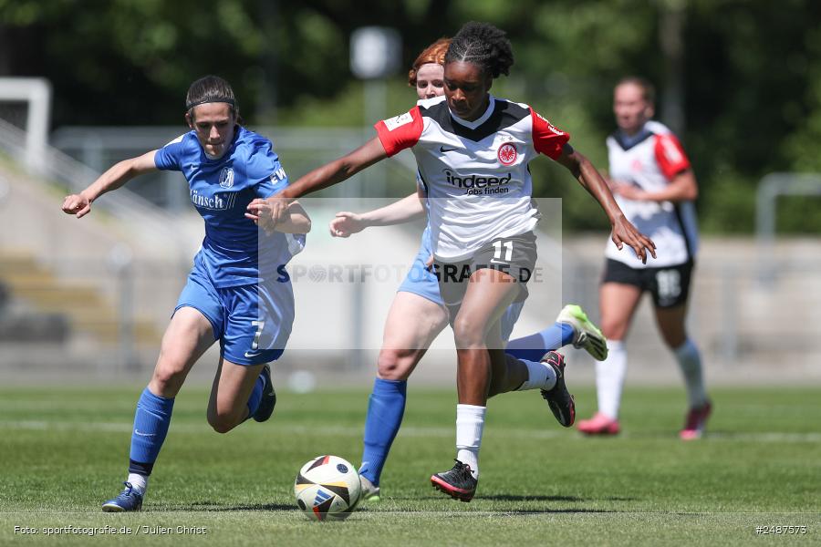 sport, action, Stadion am Brentanobad, SVM, SV Meppen 1912 e. V., SGE, Fussball, Frankfurt, Eintracht Frankfurt II, DFB, 25. Spieltag, 2. Frauen-Bundesliga, 11.05.2025 - Bild-ID: 2487573 sport, action, Stadion am Brentanobad, SVM, SV Meppen 1912 e. V., SGE, Fussball, Frankfurt, Eintracht Frankfurt II, DFB, 25. Spieltag, 2. Frauen-Bundesliga, 11.05.2025 - Bild-ID: 2487573