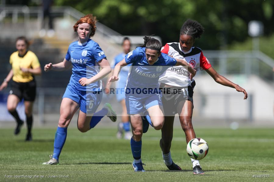 sport, action, Stadion am Brentanobad, SVM, SV Meppen 1912 e. V., SGE, Fussball, Frankfurt, Eintracht Frankfurt II, DFB, 25. Spieltag, 2. Frauen-Bundesliga, 11.05.2025 - Bild-ID: 2487577 sport, action, Stadion am Brentanobad, SVM, SV Meppen 1912 e. V., SGE, Fussball, Frankfurt, Eintracht Frankfurt II, DFB, 25. Spieltag, 2. Frauen-Bundesliga, 11.05.2025 - Bild-ID: 2487577