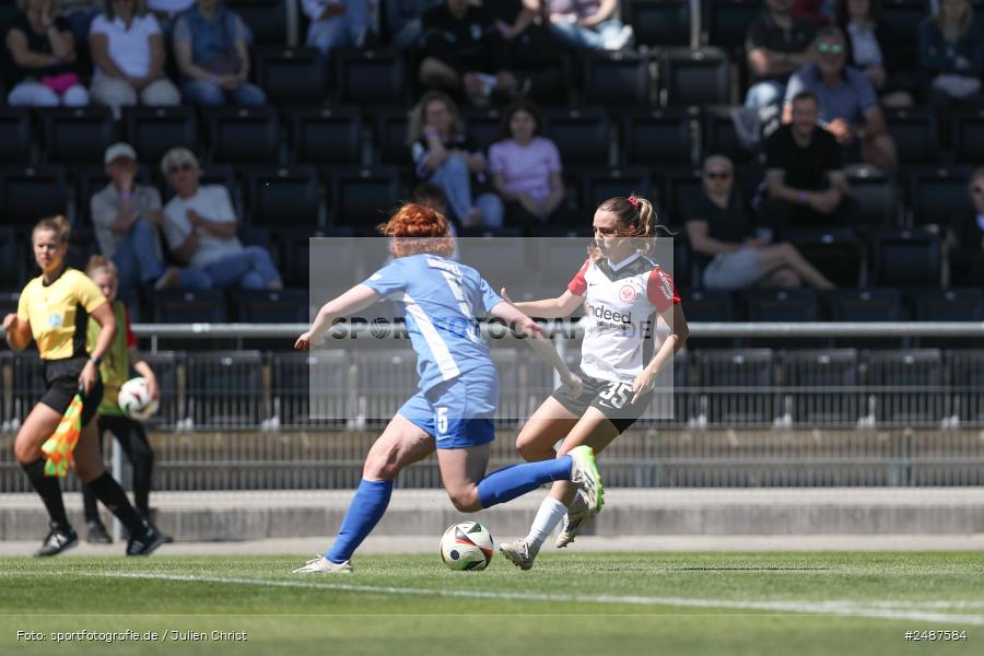 sport, action, Stadion am Brentanobad, SVM, SV Meppen 1912 e. V., SGE, Fussball, Frankfurt, Eintracht Frankfurt II, DFB, 25. Spieltag, 2. Frauen-Bundesliga, 11.05.2025 - Bild-ID: 2487584 sport, action, Stadion am Brentanobad, SVM, SV Meppen 1912 e. V., SGE, Fussball, Frankfurt, Eintracht Frankfurt II, DFB, 25. Spieltag, 2. Frauen-Bundesliga, 11.05.2025 - Bild-ID: 2487584