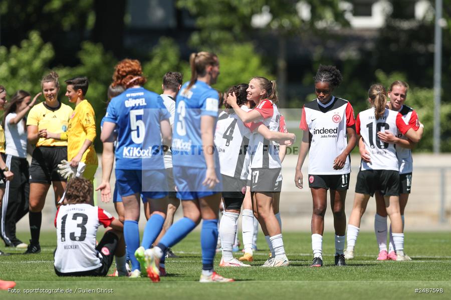 sport, action, Stadion am Brentanobad, SVM, SV Meppen 1912 e. V., SGE, Fussball, Frankfurt, Eintracht Frankfurt II, DFB, 25. Spieltag, 2. Frauen-Bundesliga, 11.05.2025 - Bild-ID: 2487598 sport, action, Stadion am Brentanobad, SVM, SV Meppen 1912 e. V., SGE, Fussball, Frankfurt, Eintracht Frankfurt II, DFB, 25. Spieltag, 2. Frauen-Bundesliga, 11.05.2025 - Bild-ID: 2487598