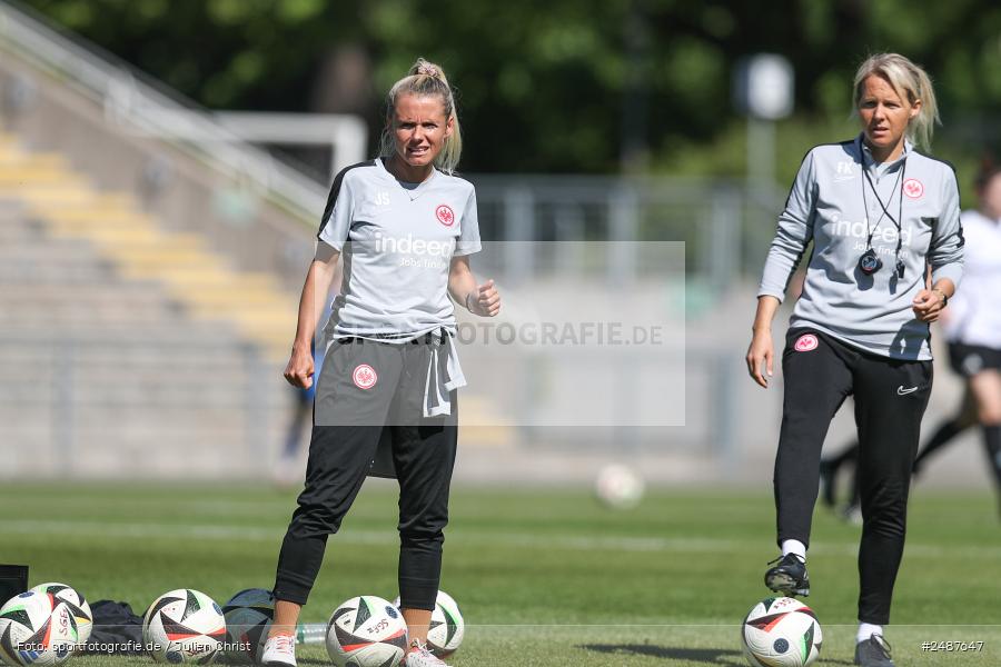 sport, action, Stadion am Brentanobad, SVM, SV Meppen 1912 e. V., SGE, Fussball, Frankfurt, Eintracht Frankfurt II, DFB, 25. Spieltag, 2. Frauen-Bundesliga, 11.05.2025 - Bild-ID: 2487647