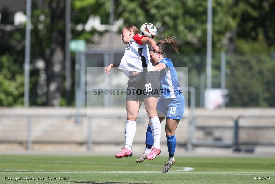 sport, action, Stadion am Brentanobad, SVM, SV Meppen 1912 e. V., SGE, Fussball, Frankfurt, Eintracht Frankfurt II, DFB, 25. Spieltag, 2. Frauen-Bundesliga, 11.05.2025 - Bild-ID: 2487671 sport, action, Stadion am Brentanobad, SVM, SV Meppen 1912 e. V., SGE, Fussball, Frankfurt, Eintracht Frankfurt II, DFB, 25. Spieltag, 2. Frauen-Bundesliga, 11.05.2025 - Bild-ID: 2487671